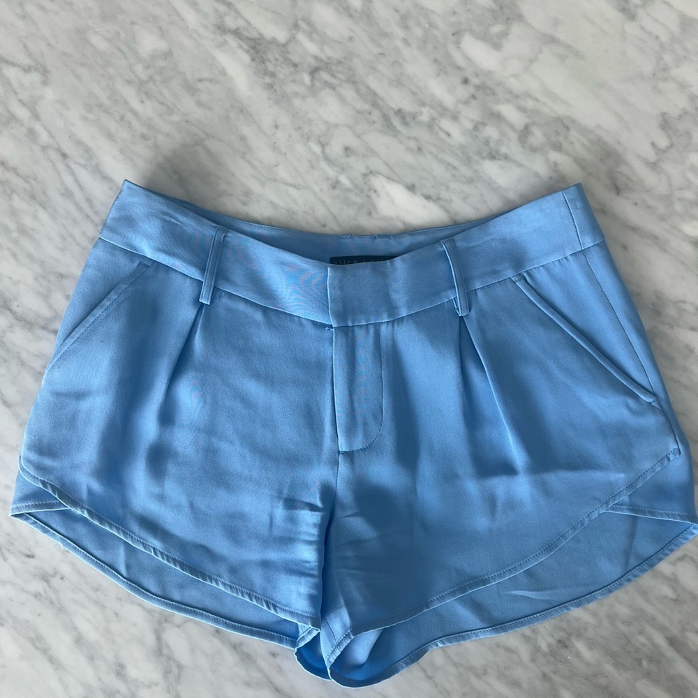 Alice & Olivia silk shorts